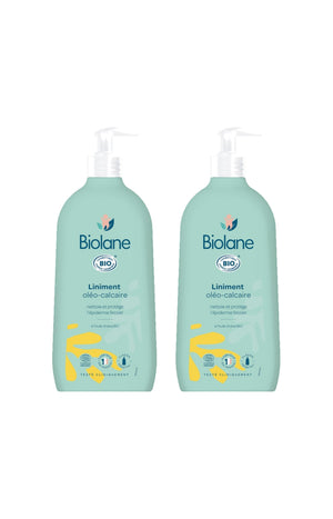 Liniments oléo-calcaire bio - Corps - Bébé - 2 x 500 ml