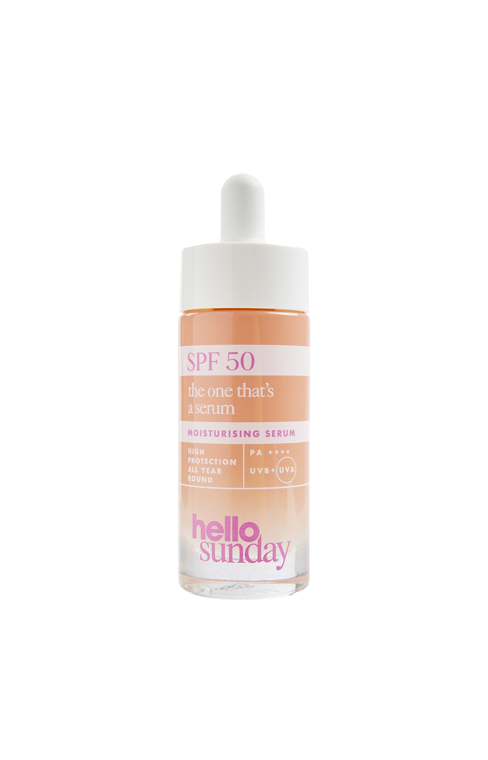 Sérum hydratant SPF 50 - Acide hyaluronique & vitamine C - 30 ml