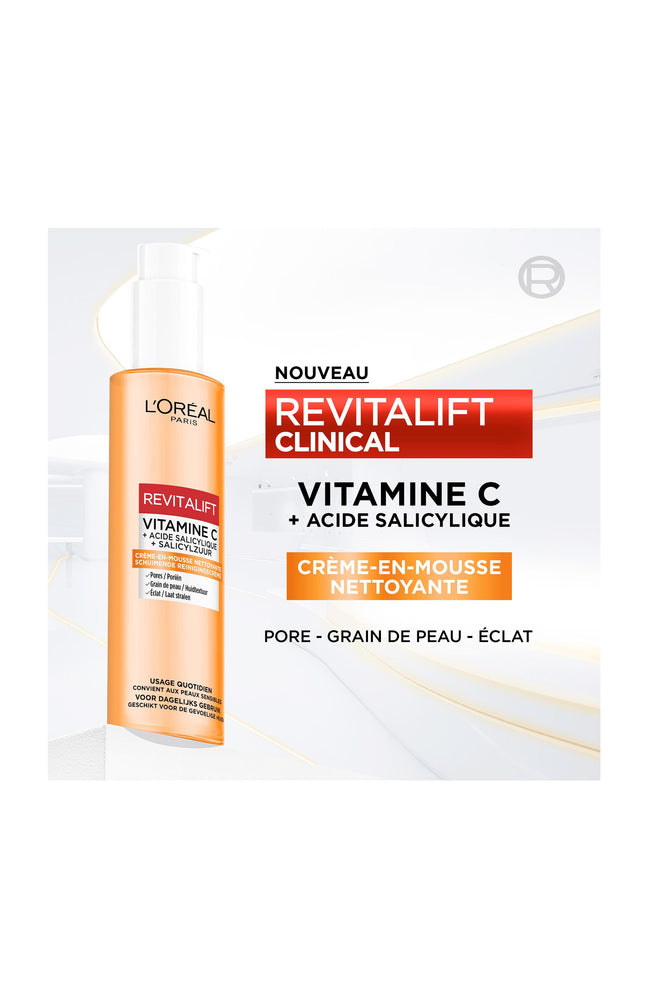 Mousse nettoyante éclat Revitalift - Vitamine C - Visage - 150 ml