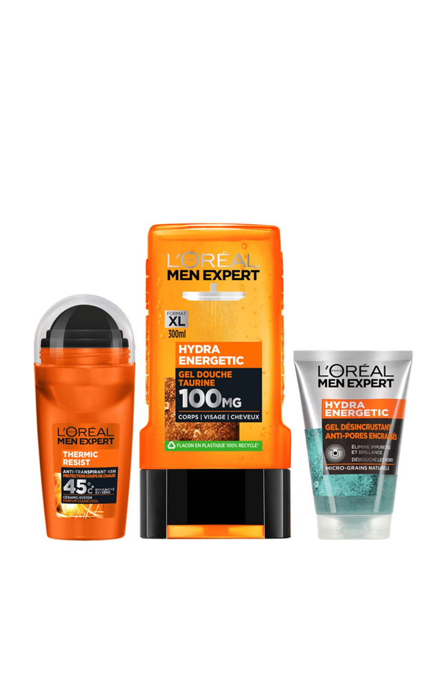 Routine Hydra Men Expert - Homme - 3 produits