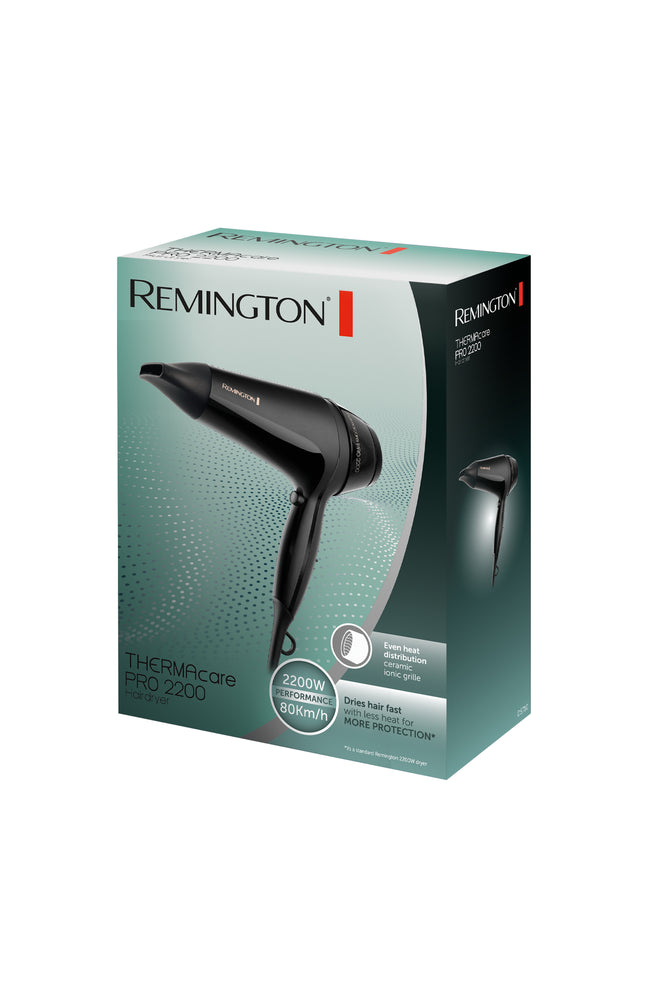 Sèche-cheveux ionique - Thermacare Pro - 2200 W -Noir
