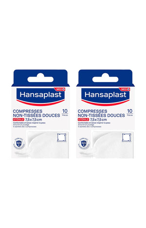 2 compresses non tissées stériles - Med Plus - 10 unités