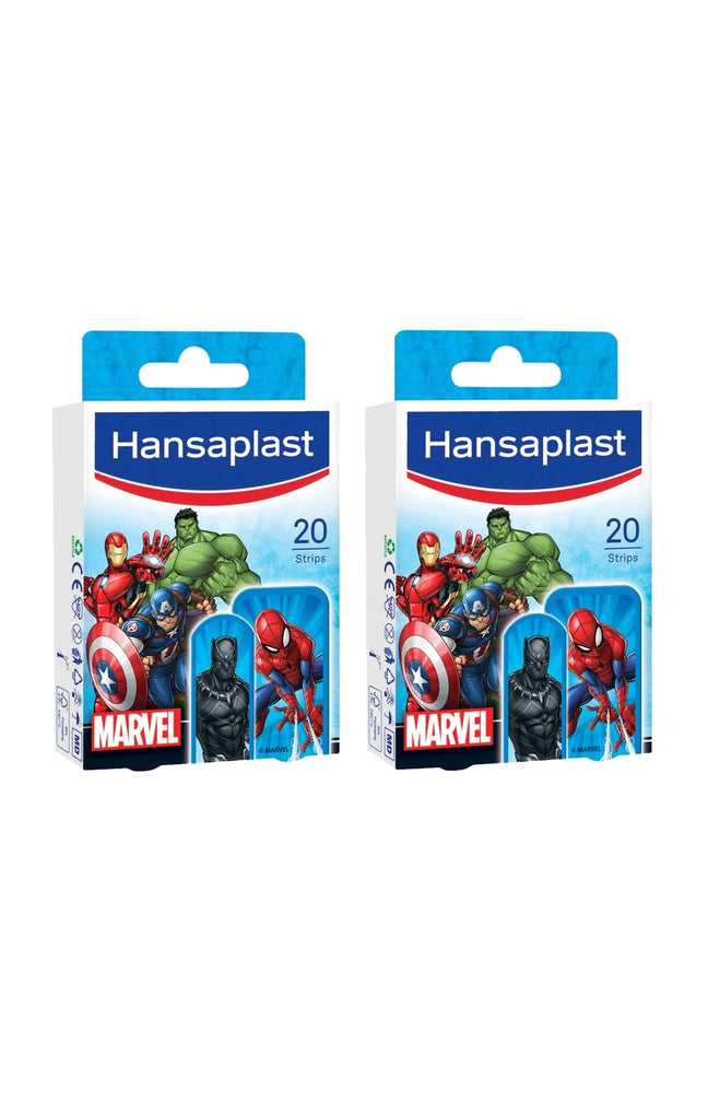 2 pansements ultra-résistants - Marvel - Enfant - 20 unités