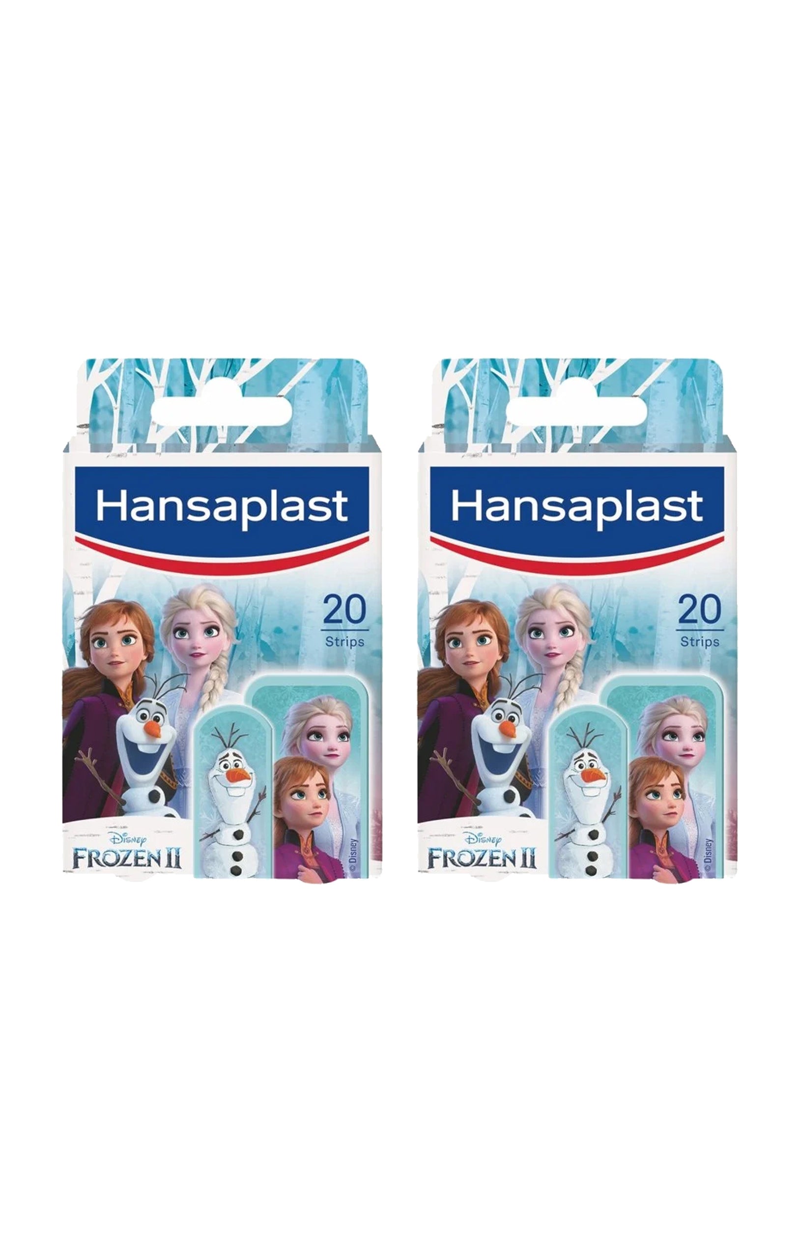 2 pansements ultra-résistants - Reine des Neiges - Enfant - 20 unités