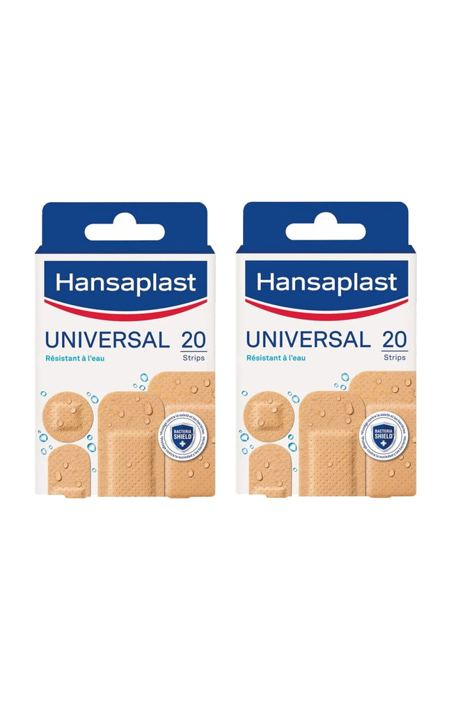 2 pansements waterproof - Universal - 20 unités
