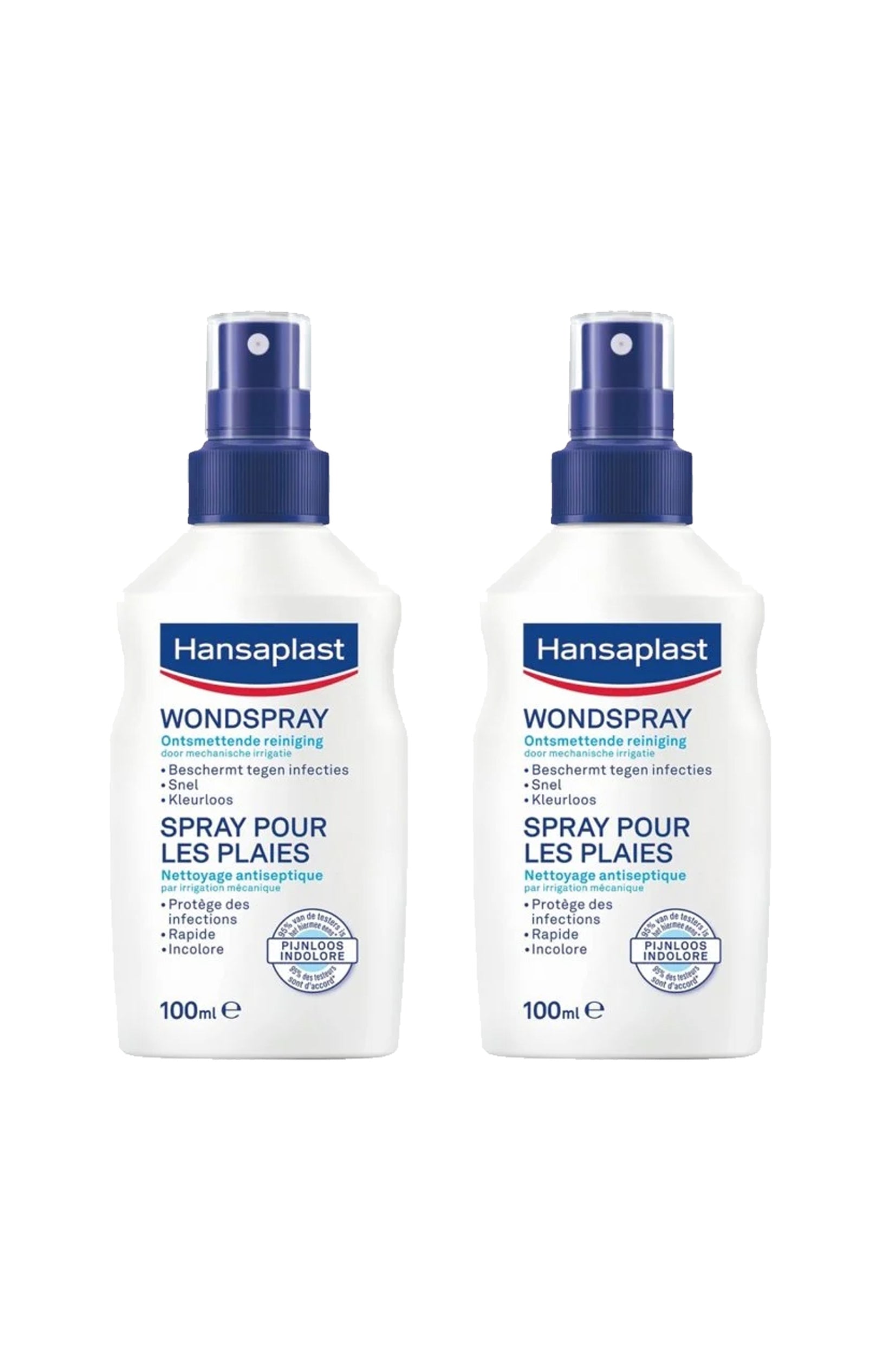 2 sprays antiseptiques pour plaies - Corps - 100 ml