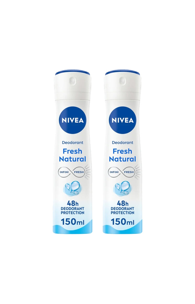 2 déodorants spray - Fresh Natural 0% - 150 ml