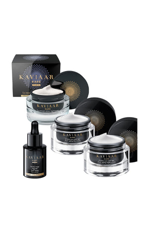 Routine anti-âge - Caviar & acide hyaluronique - 4 produits