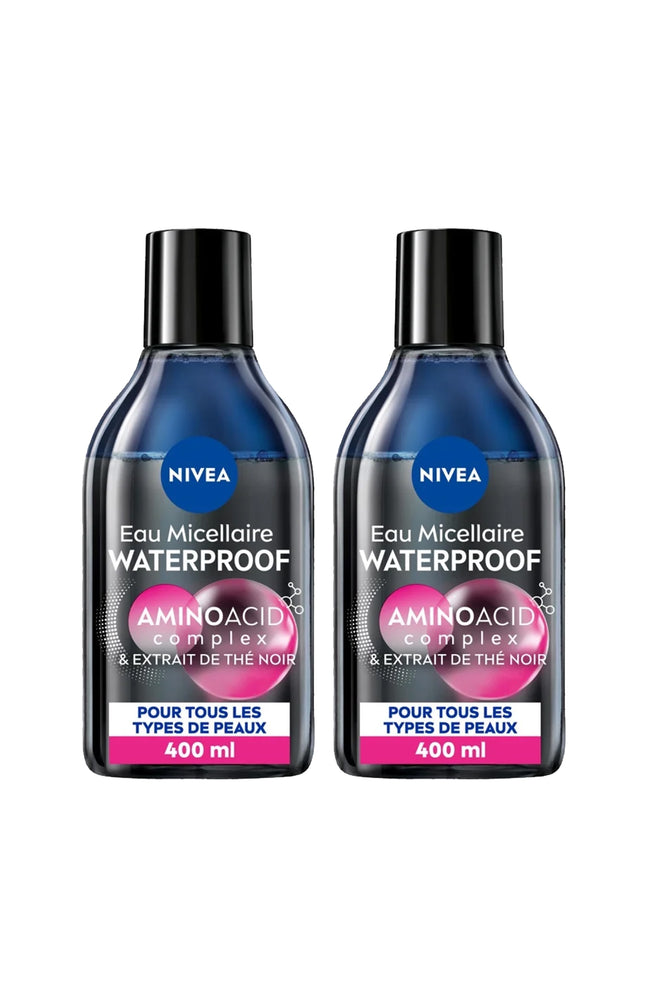 2 démaquillants biphasé waterproof micellaire - 400 ml
