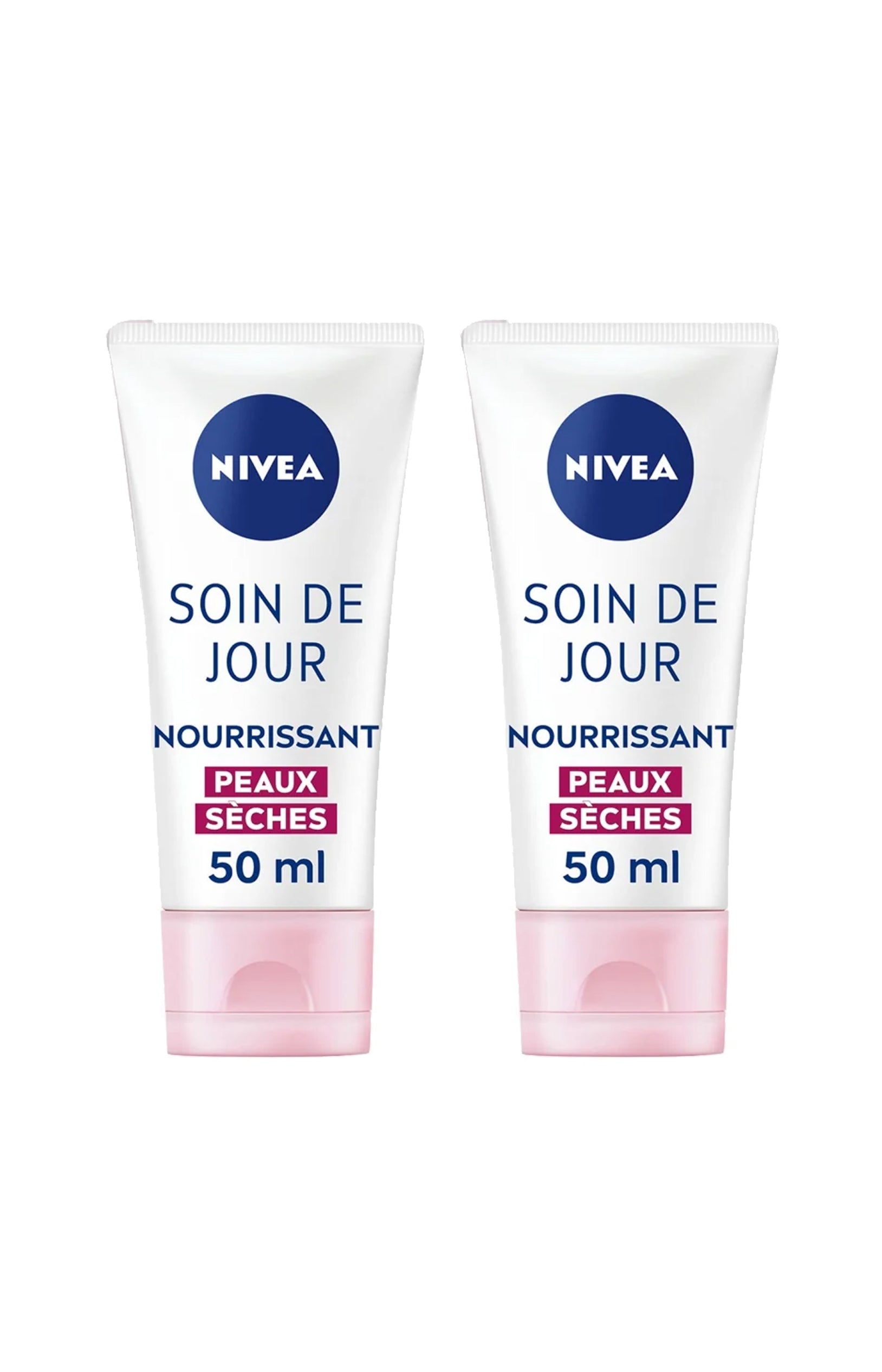 2 crèmes de jour nourrissantes & hydratantes SPF 15 - Huile d'amande douce - 50 ml