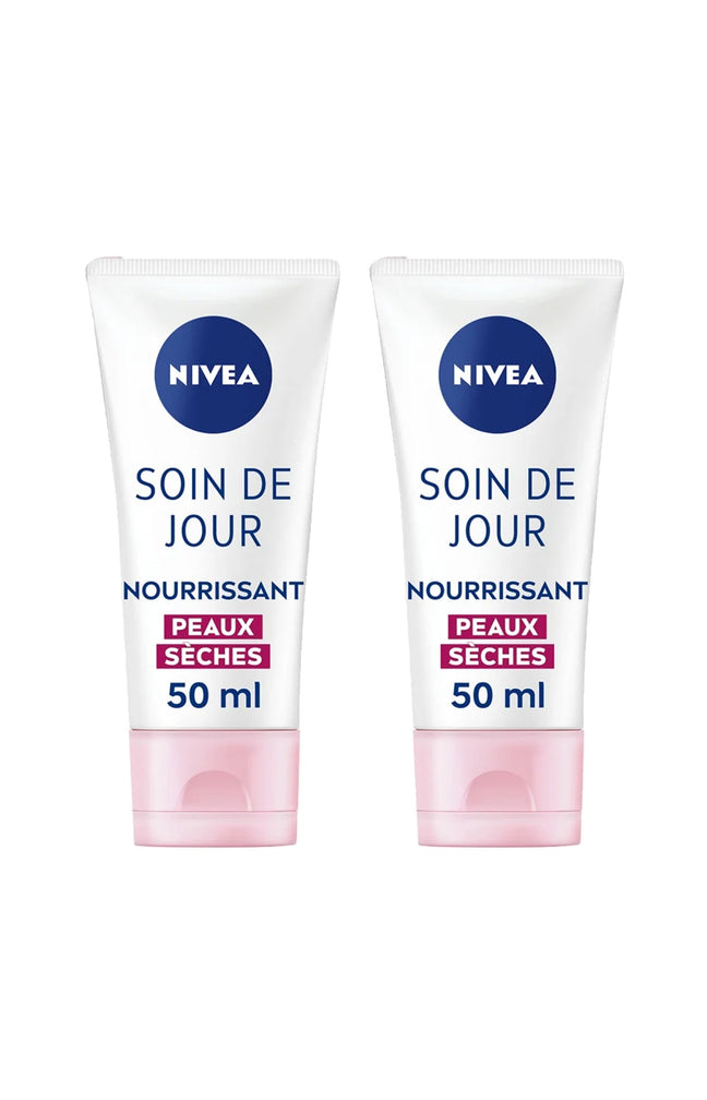 2 crèmes de jour nourrissantes & hydratantes SPF 15 - Huile d'amande douce - 50 ml
