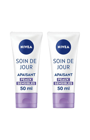 2 crèmes de jour apaisantes & hydratantes SPF 15 - Sensitive - 50 ml
