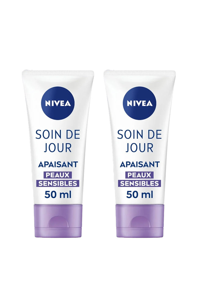 2 crèmes de jour apaisantes & hydratantes SPF 15 - Sensitive - 50 ml