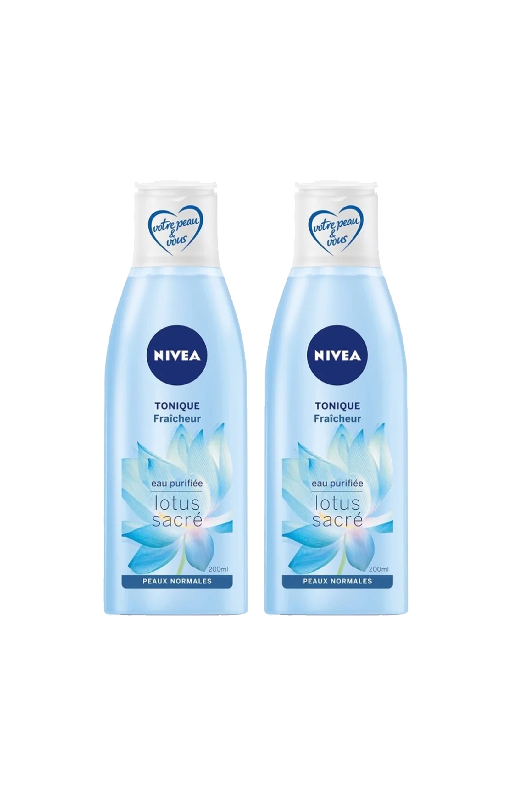 2 lotions toniques fraîcheur - 200 ml