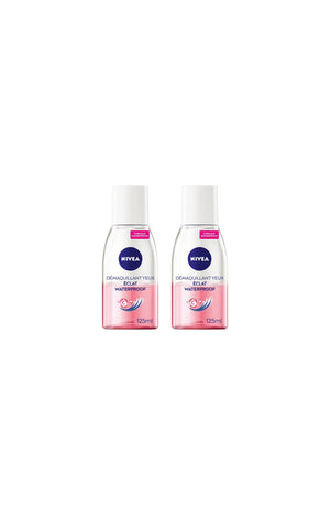 2 démaquillants biphasés waterproof éclat - Yeux - 125 ml