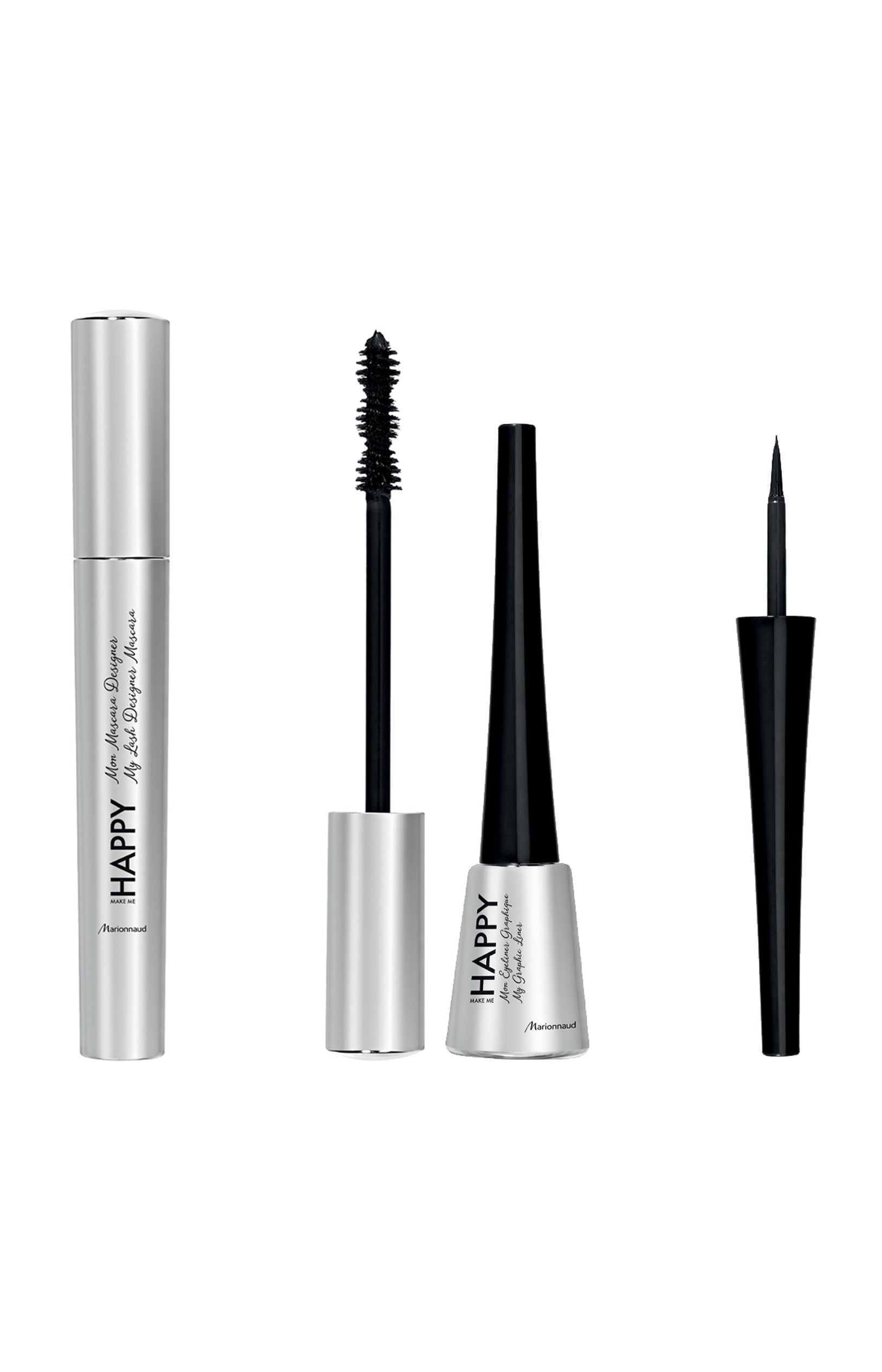 Mascara & eyeliner graphique - Noir