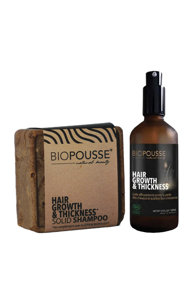 Shampoing solide & lotion croissance & pousse