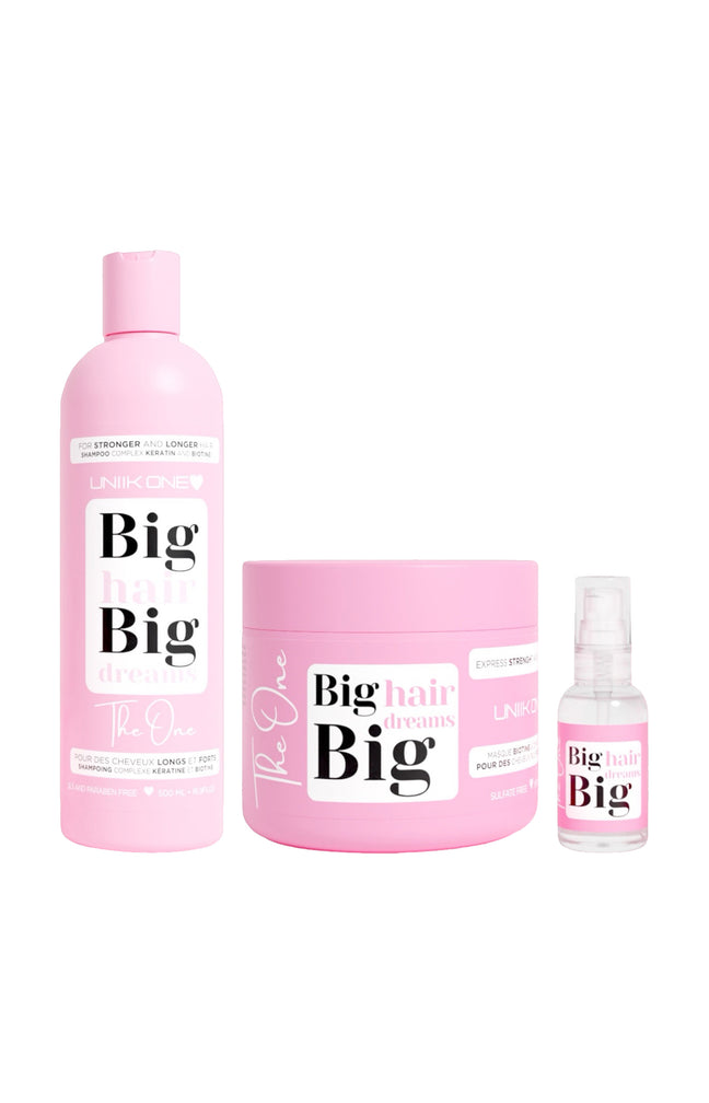 Routine hydratante - Kératine & Biotine - Cheveux normaux à secs - 3 produits