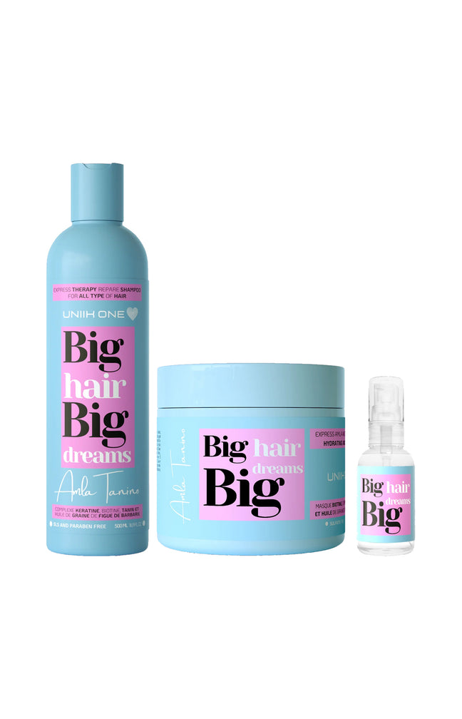 Routine protectrice & lissante - Huile d'amla & tanin - Tous types de cheveux - 3 produits