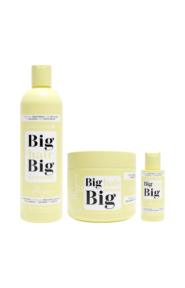 Routine hydratante - Collagène - Cheveux secs ou texturisés - 3 produits