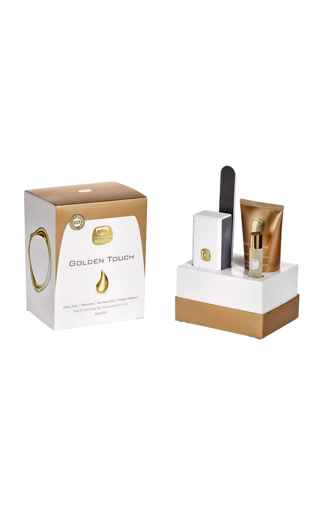 Kit soin des ongles - Golden touch - 4 produits