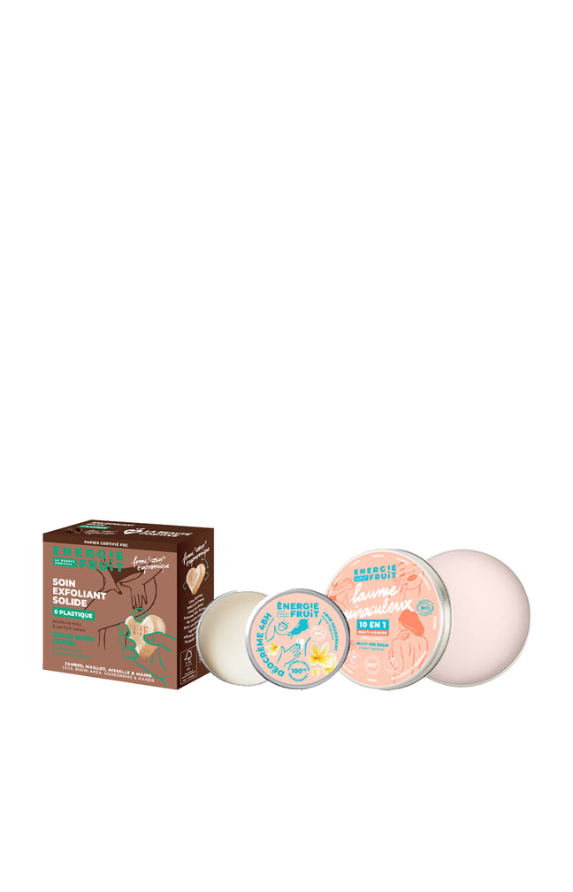 Kit soins eco-responsables- Monoï & cacao - Corps - 3 produits