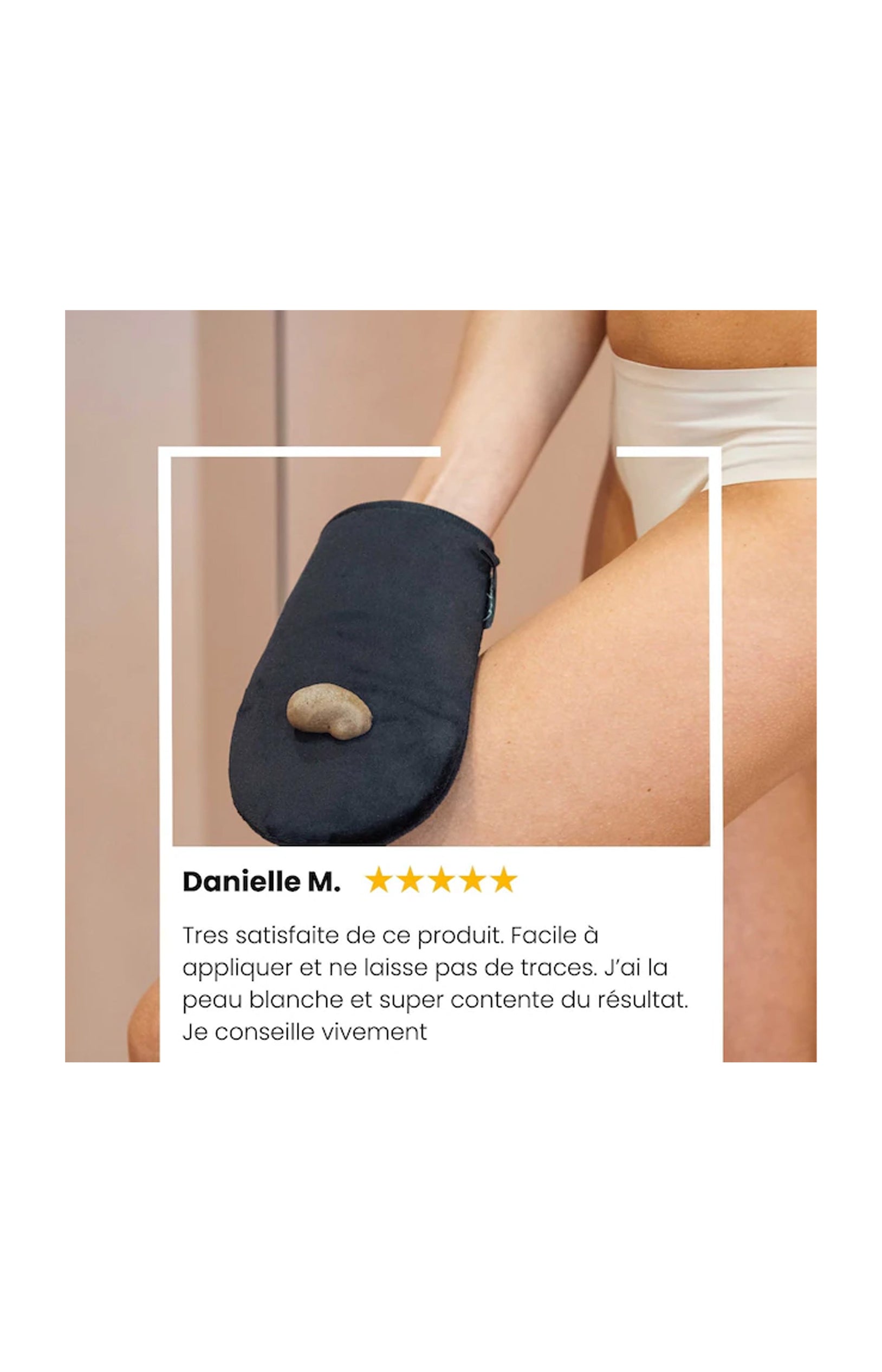 Gant applicateur d'autobronzant
