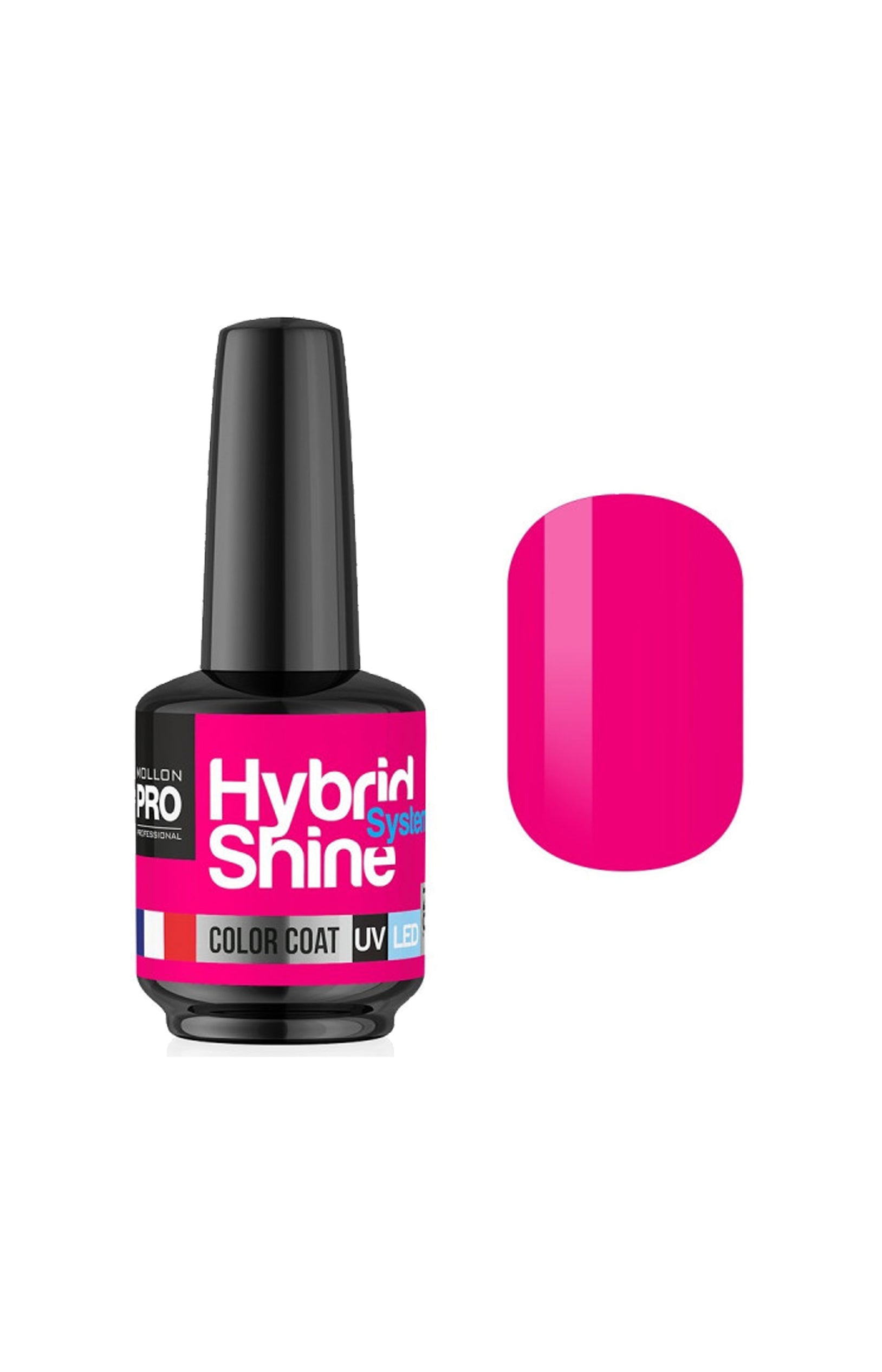 Mini vernis semi-permanent - HybridShine - 139 Dragon Fruit - 8 ml