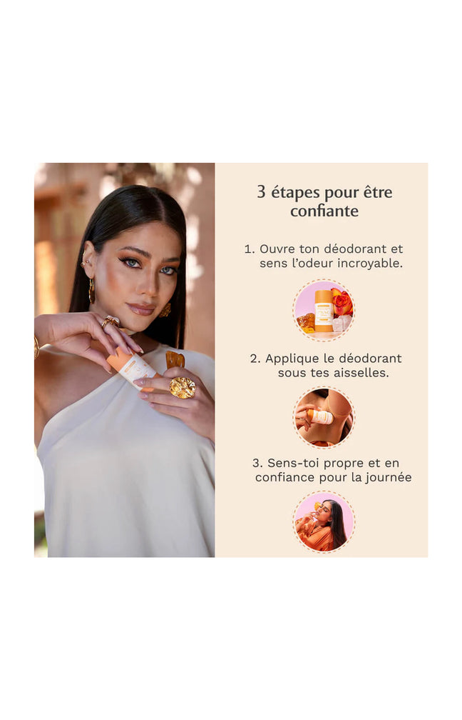 Déodorant naturel - La précieuse - Ambre florale - 50 g
