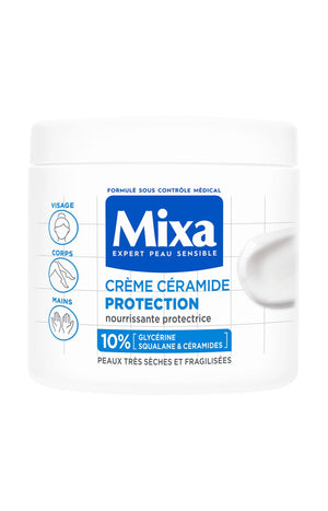 Crème protectrice & hydratante - Céramide - Visage & corps - 400 ml