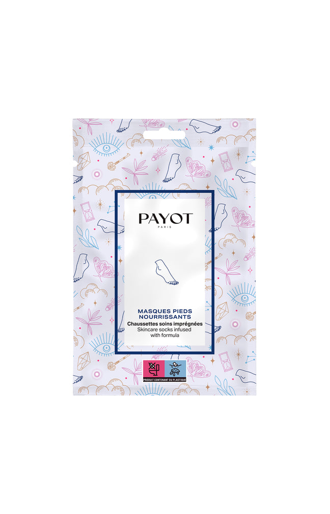 Masque en tissu nourrissant - Beurre de karité & eau de coco - Pieds - 1 paire
