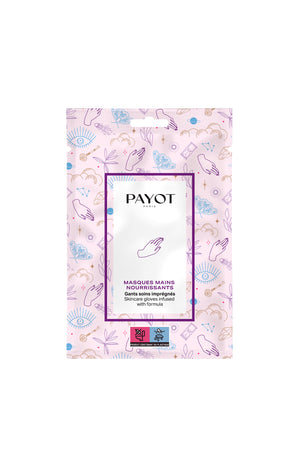Masque en tissu nourrissant - Beurre de karité - Mains - 1 paire