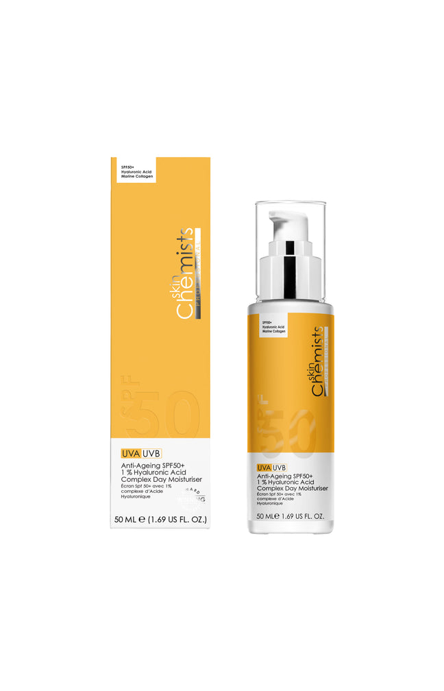 Crème de jour anti-âge SPF50 - Acide Hyaluronique - Visage - 50 ml