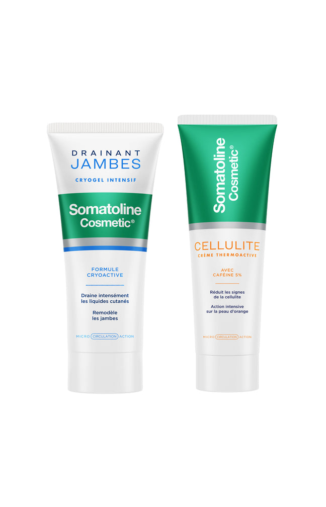 Gel drainant jambes & gel anti cellulite - Cryoactif & thermoactif - Corps