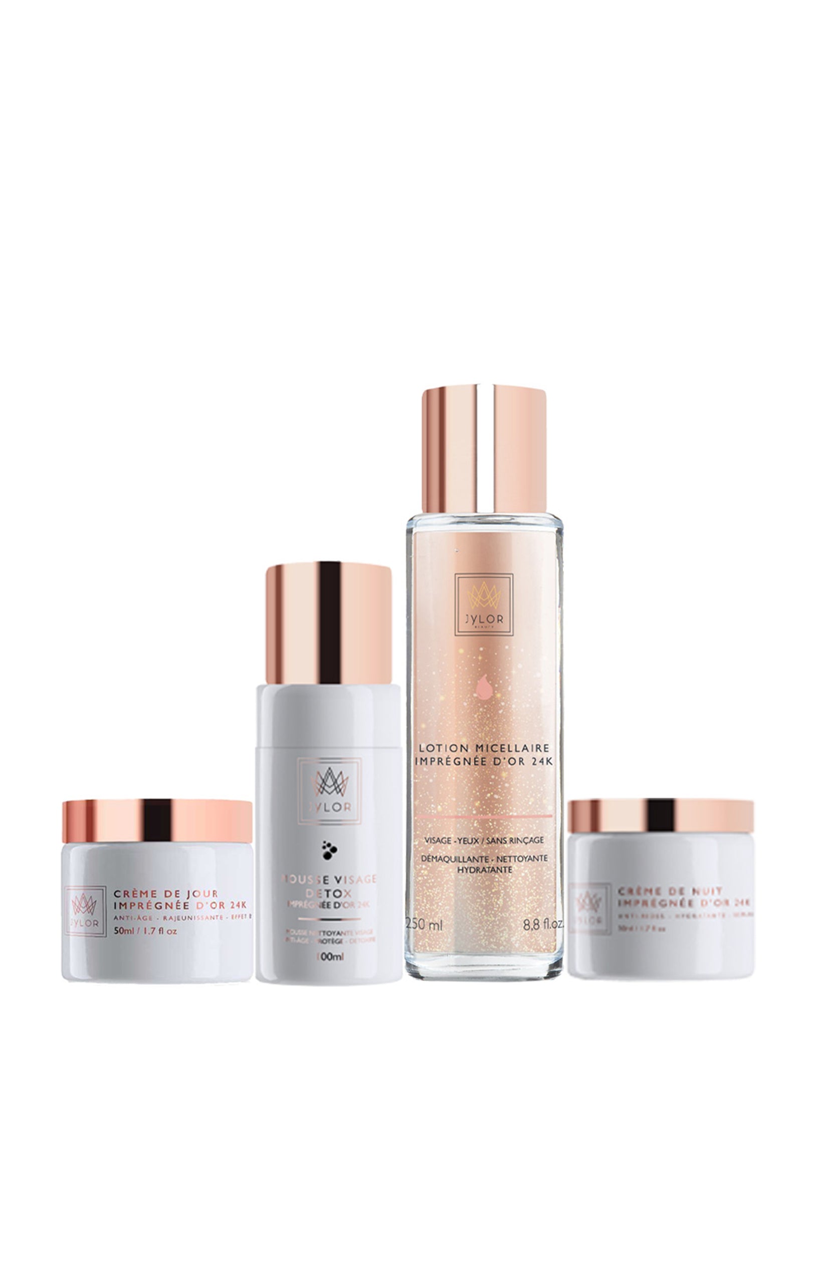 Routine nettoyante & anti-âge - Or 24k - Visage - 4 produits