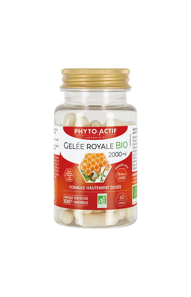 Compléments alimentaires bio - Gelée royale 4000 mg - 20 jours