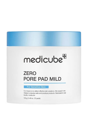 Medicube - Pads exfoliants doux - PHA & Acide hyaluronique - Peaux sensibles - 70 unités