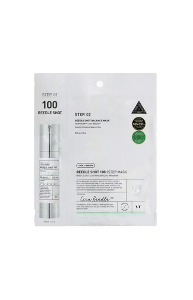Vt Cosmetics - Masque hydratant & apaisant - 2 étapes - Peaux sensibles - 1 unité