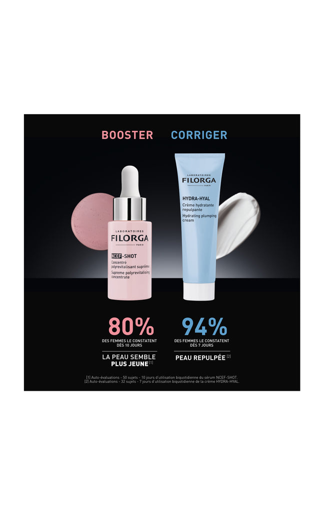 Coffret NCEF & Hydra Hyal - Visage - 2 produits (crème offerte)