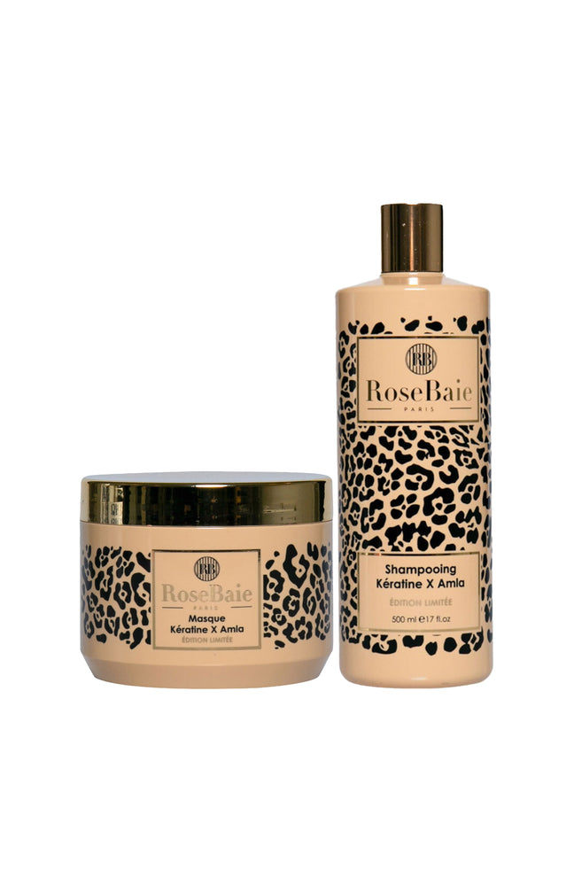 Shampoing & masque - Kératine & amla - 2 produits