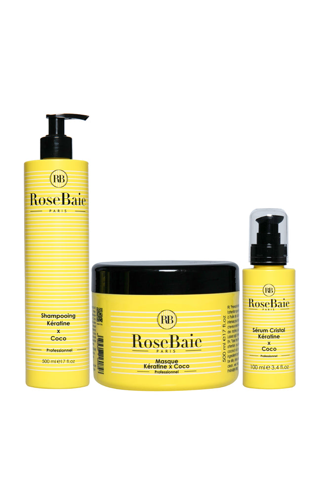Routine capillaire - Kératine & coco - 3 produits