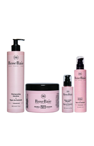 Routine capillaire soin - Kératine & figue de barbarie - 4 produits