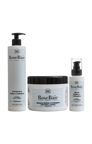 Routine capillaire - Biotine & Collagene - 3 produits