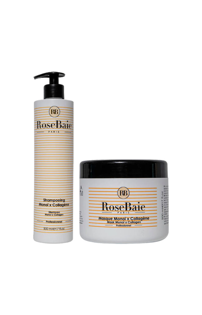 Shampoing & masque - Collagène & monoï - 2 produits