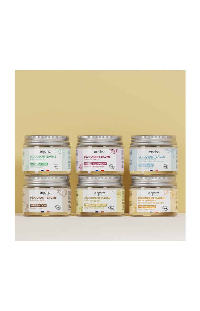 Déodorants solides pack familial - Corps - 6 x 50 ml