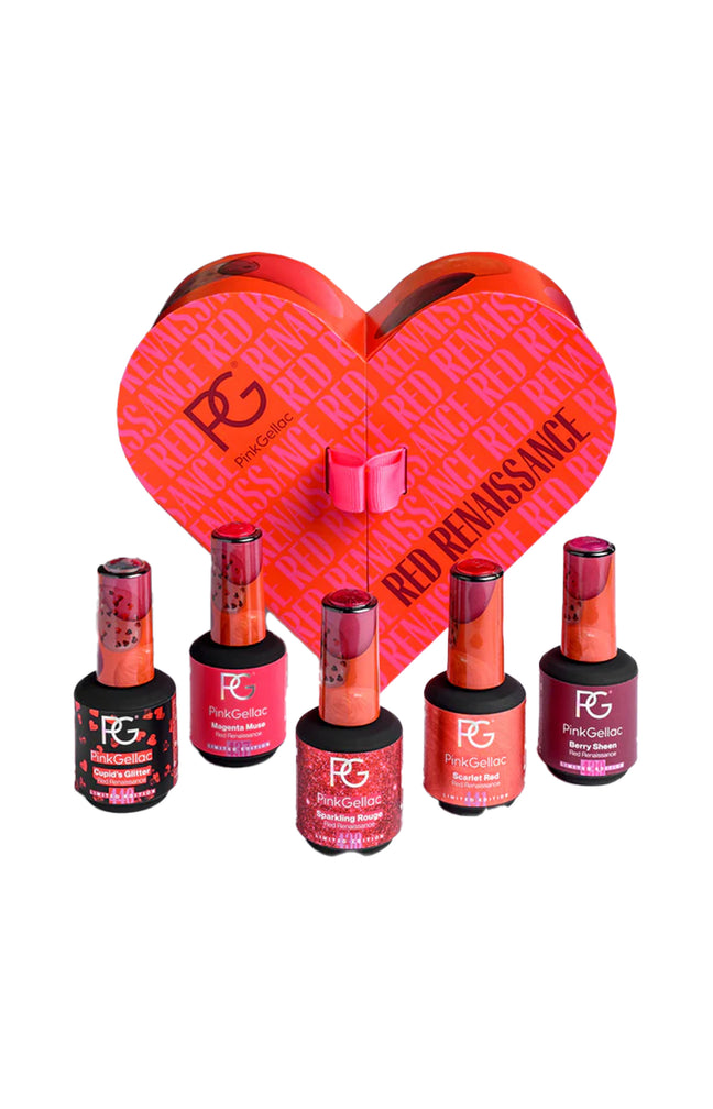 Coffret vernis à ongles gel - Red Renaissance - 5 x 15 ml