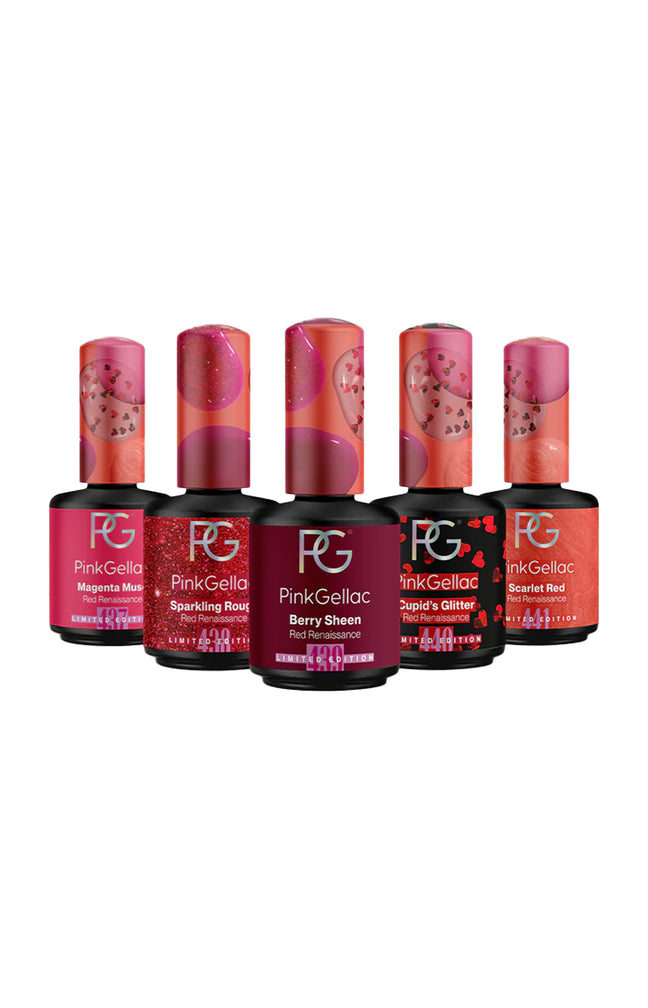 Coffret vernis à ongles gel - Red Renaissance - 5 x 15 ml