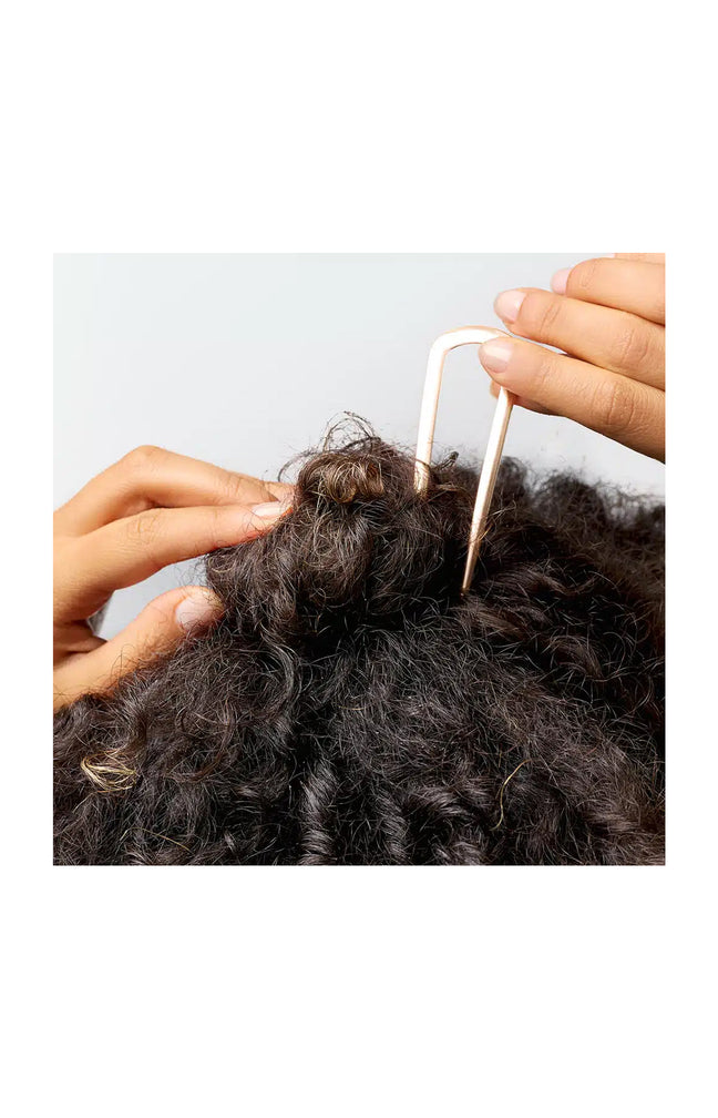 Duo d'épingles à chignon - Doré & argenté