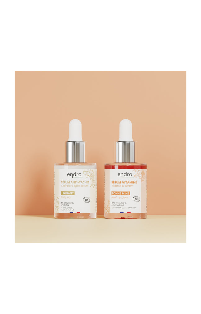 Sérums anti-taches & bonne mine - Bakuchiol & Vitamine C - Visage - 2 x 30 ml