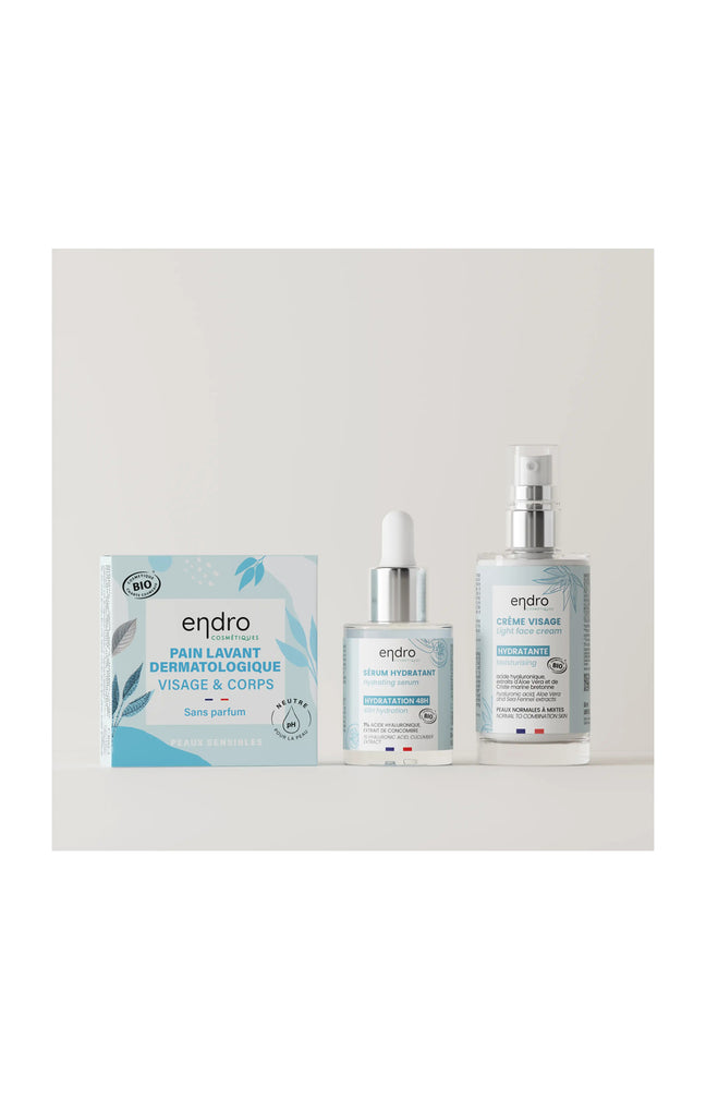 Routine hydratation intense - Acide hyaluronique - Visage - 3 produits